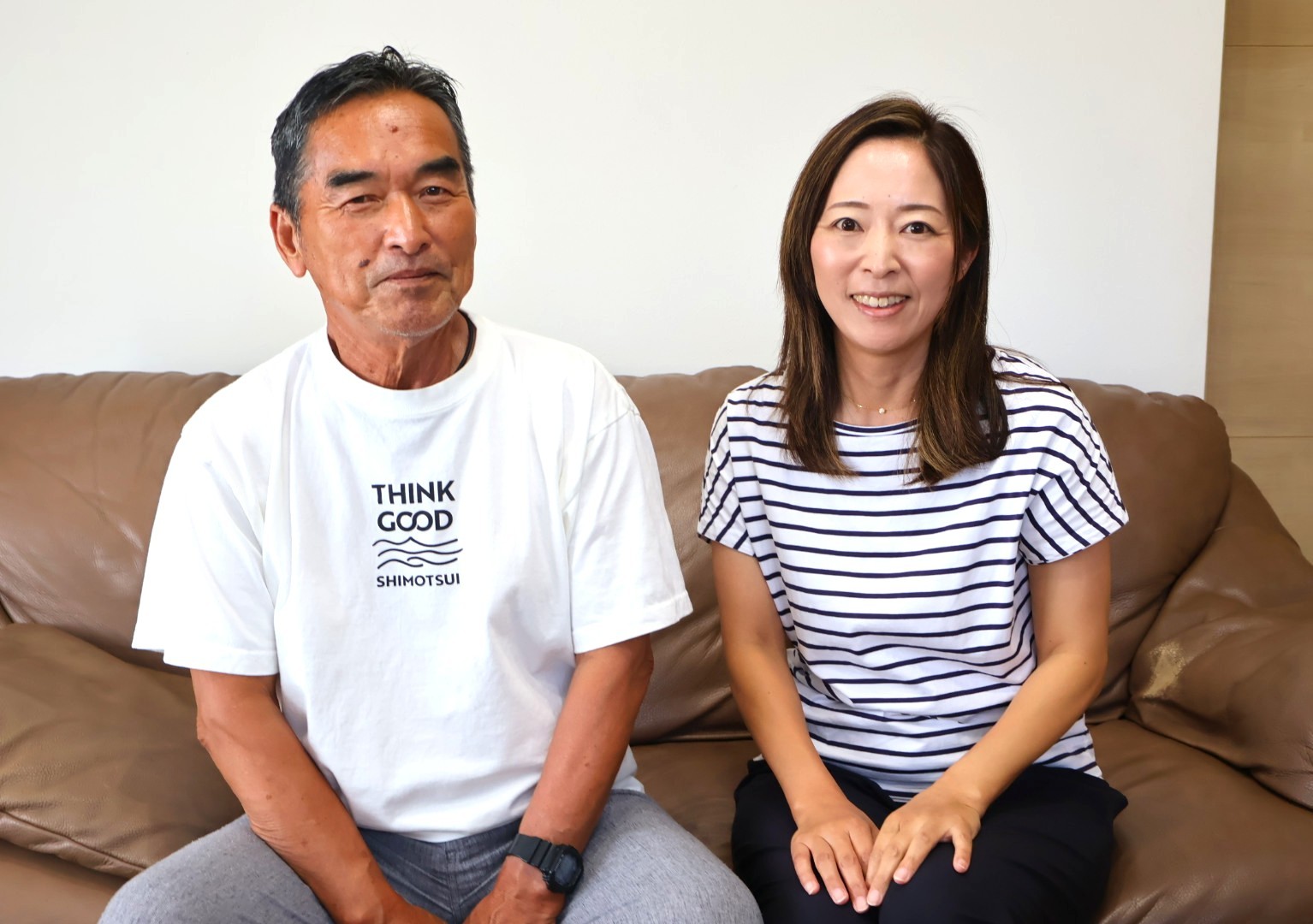左から南條雄二さん、洋子さん