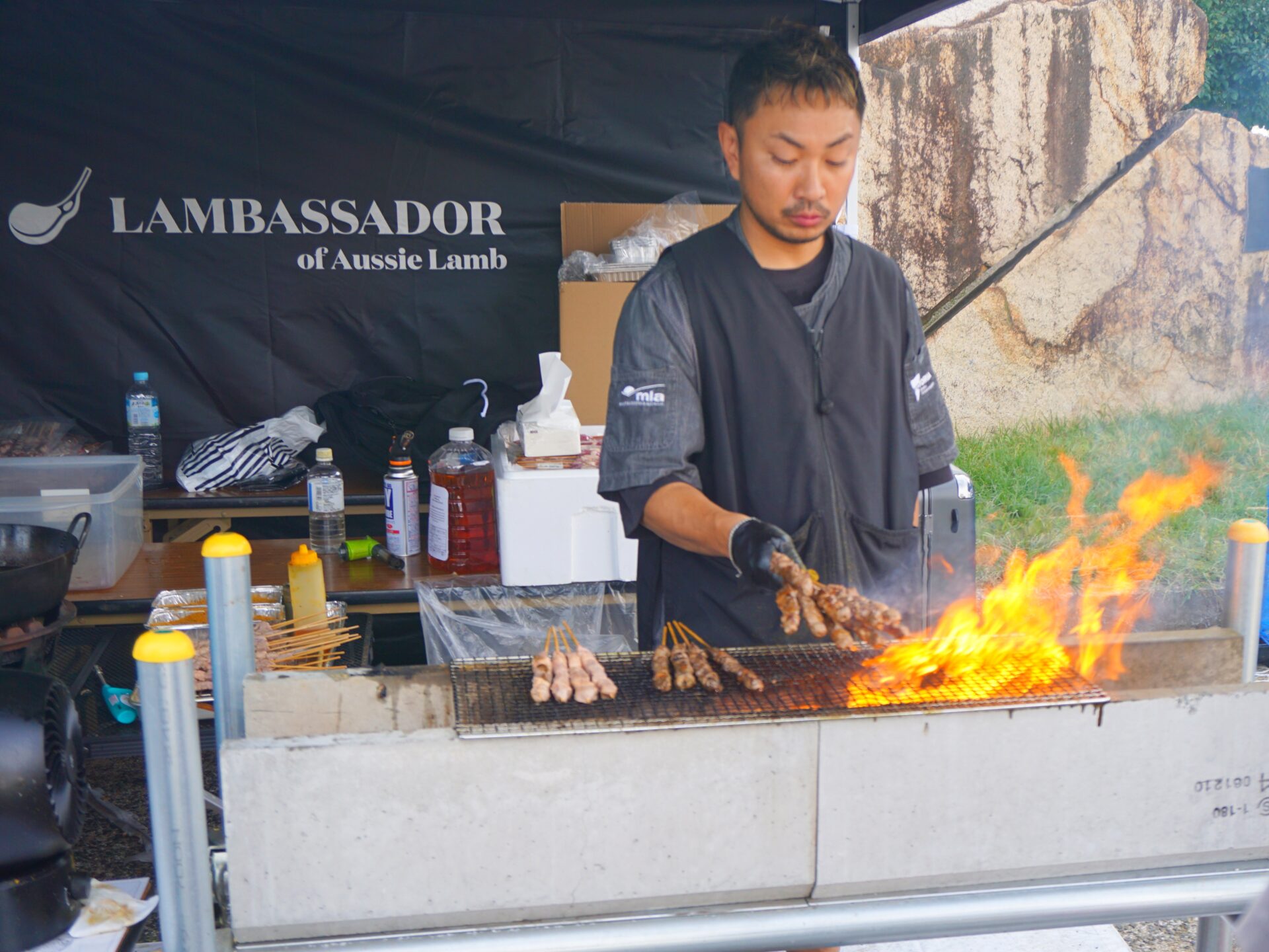 ラムフェス　出店の様子