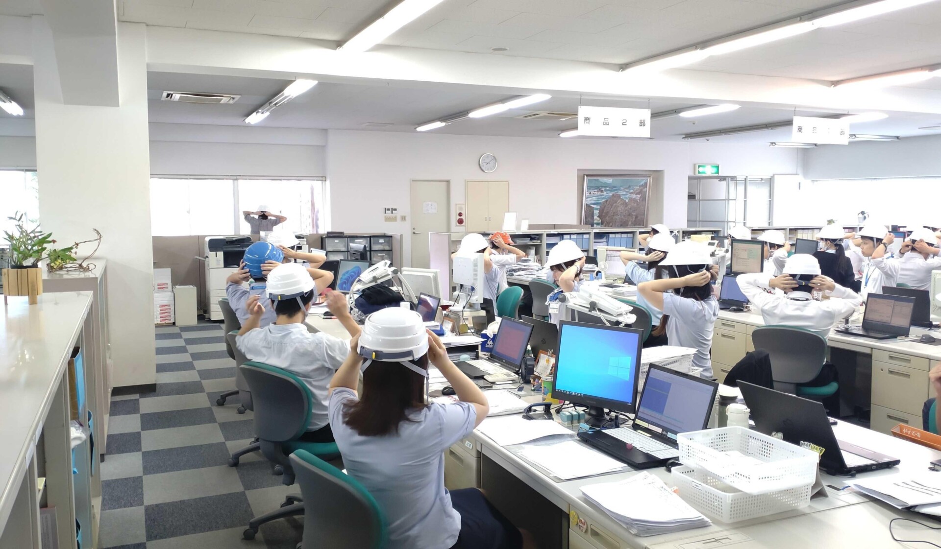Fiscal 2025 drill: Akashi School Uniform Company, Ltd. (Image courtesy of Kurashiki City)