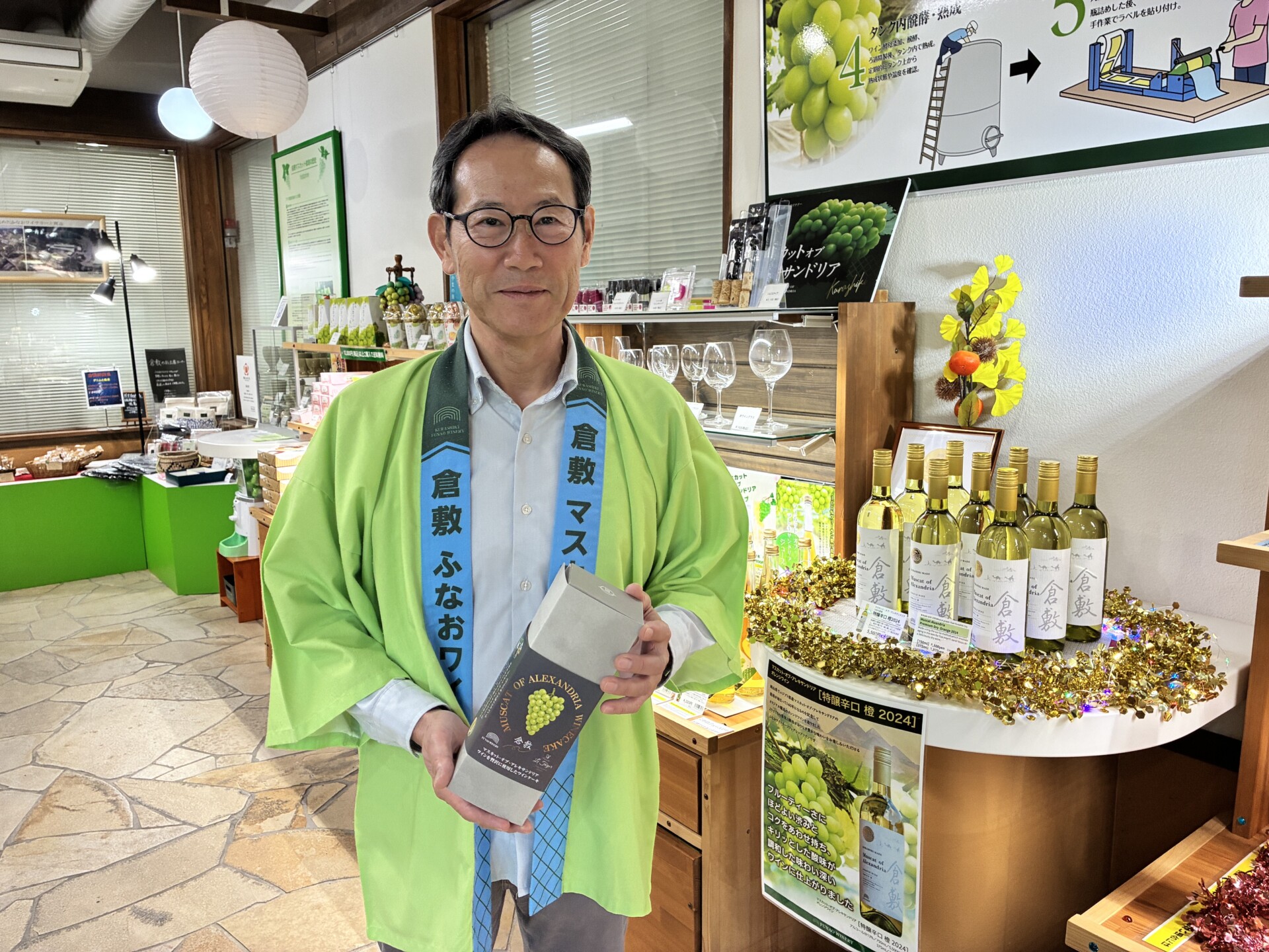 ふなおワイナリー支配人の城後哲也さん